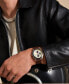 Men's Sport Tourer Chronograph Brown LiteHideLeather Watch 42mm