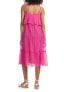 Фото #2 товара Trina Turk 154492 Women's Narcissus Dress Brilliant Fuchsia Sz. 4