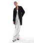 Threadbare tie front shawl collar cardigan in black