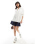 Tommy Jeans essential oversized shirt in white