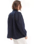 Фото #4 товара JDY denim jacket in dark wash