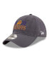 Фото #1 товара Men's Gray Phoenix Suns 2022 NBA Playoffs Bubble Letter 9TWENTY Adjustable Hat