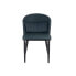 Кресло Круглый Синий Чёрный Сталь 51 x 83,5 x 54 cm (2 штук)