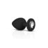 Фото #4 товара Pack 3 Butt Plug with Crystal Silicone Black