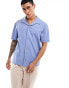 Фото #1 товара ASOS DESIGN relaxed button down shirt in mid blue