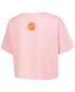 ფოტო #3 პროდუქტის Women's Pink Rugrats Group Boxy Cropped T-shirt