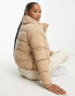 Фото #3 товара Brave Soul Petite slay cord puffer jacket in cream