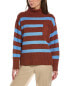 Фото #1 товара Lafayette 148 New York Striped Silk-Blend Sweater Women's