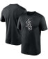 Фото #1 товара Men's Black Chicago White Sox Large Logo Legend Performance T-shirt