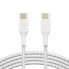 Фото #1 товара Belkin USB-C to Braided PVC 1m Twin Pack - Cable - Digital