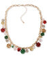 Фото #1 товара Holiday Lane charter Club Gold-Tone Garland Statement Necklace, 18" + 3" extender, Created for Macy's