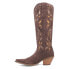 Dingo Bandelera Embroidered Snip Toe Cowboy Womens Brown Casual Boots DI200-200