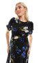 Nobody's Child Maternity Bonnie midi dress in blue floral 34 - фото #7