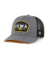 Фото #2 товара Men's Charcoal Iowa Hawkeyes Slate Trucker Snapback Hat