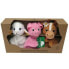 Фото #3 товара Детские мягкие игрушки Pintado & Lacado Набор Handpuppen Set Schaf Kuh Schwein 4 шт.