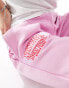 Фото #8 товара New Era embroidered joggers in pink