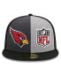 Фото #2 товара Men's Gray, Black Arizona Cardinals 2023 Sideline 59FIFTY Fitted Hat