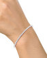 ფოტო #2 პროდუქტის Diamond Bangle Bracelet (1 ct. t.w.) in 14k White Gold