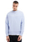 Calvin Klein hero logo comfort sweatshirt in blue