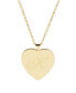 ფოტო #10 პროდუქტის Isabel Initial Heart Gold-Plated Pendant Necklace