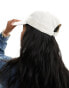 Accessorize cotton baseball cap in cream - фото #2