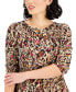 Petite Glam Animal-Print Top, Created for Macy's