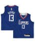 ფოტო #4 პროდუქტის Toddler Girls and Boys Paul George Royal LA Clippers 2020/21 Replica Jersey - Icon Edition