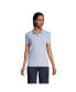 Фото #11 товара Women's School Uniform Short Sleeve Feminine Fit Mesh Polo Shirt