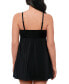 ფოტო #2 პროდუქტის Women's Black Empire-Waist Swimdress, Created for Macy's