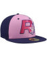 Фото #3 товара Men's Purple Rochester Red Wings Theme Night Lilac 59FIFTY Fitted Hat