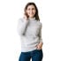 ფოტო #1 პროდუქტის Women's Ribbed Turtleneck Sweater