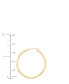 ფოტო #4 პროდუქტის Diamond-Cut Hoop Earrings in 14k Gold, 1 1/3 inch