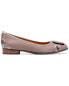 Clarks Un Blush Cove Leather Flat Women's