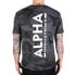 ALPHA INDUSTRIES Backprint Camo short sleeve T-shirt