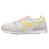 Фото #3 товара Diadora Camaro Lace Up Womens Grey, White, Yellow Sneakers Casual Shoes 176564-