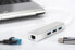 DIGITUS USB 3.0 3-Port Hub & Gigabit LAN Adapter
