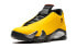 Jordan Air Jordan 14 Retro SE "University Gold" 翻毛皮 中帮 复古篮球鞋 GS 黄黑色 / Кроссовки Jordan Air Jordan BV1218-706 36.5 - фото #3