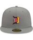 ფოტო #3 პროდუქტის Men's Gray Detroit Tigers Color Pack 59FIFTY Fitted Hat