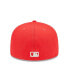 Фото #2 товара Men's Red San Francisco Giants Lava Highlighter Logo 59fifty Fitted Hat