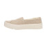 Фото #3 товара TOMS Verona Heritage Canvas Platform Womens Beige Sneakers Casual Shoes 1002116