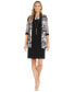 Фото #6 товара Petite 2-Pc. Printed Jacket & Necklace Dress Set