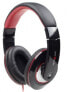 Gembird MHS-BOS - Headset - Head-band - Calls & Music - Black - Red - Binaural - Digital