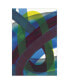 "Pigment Play I" Frameless Free Floating Tempered Glass Panel Graphic Wall Art, 48" x 32" x 0.2"
