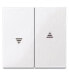 Фото #1 товара MERTEN 432425 - Buttons - White - Thermoplastic - 1 pc(s)