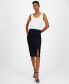 Фото #1 товара Women's Vaguette Slim Slit Pencil Skirt