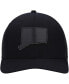 Фото #4 товара Men's Connecticut Blackout State Patch Trucker Snapback Hat
