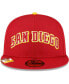 Фото #3 товара Men's Red San Diego Padres City Flag 59FIFTY Fitted Hat