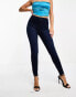 Фото #4 товара Spanx ankle grazer jean-ish leggings in blue