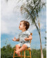 ფოტო #1 პროდუქტის Baby Boy Organic Cotton Top And Short Set Sage With Printed Jungle - Infant