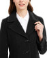 Фото #3 товара Women's Single-Breasted Wool Blend Walker Coat, Created for Macy's